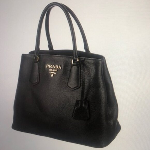 Gorgeous Classic Prada Vitello Phenix BLACK - Picture 5 of 5